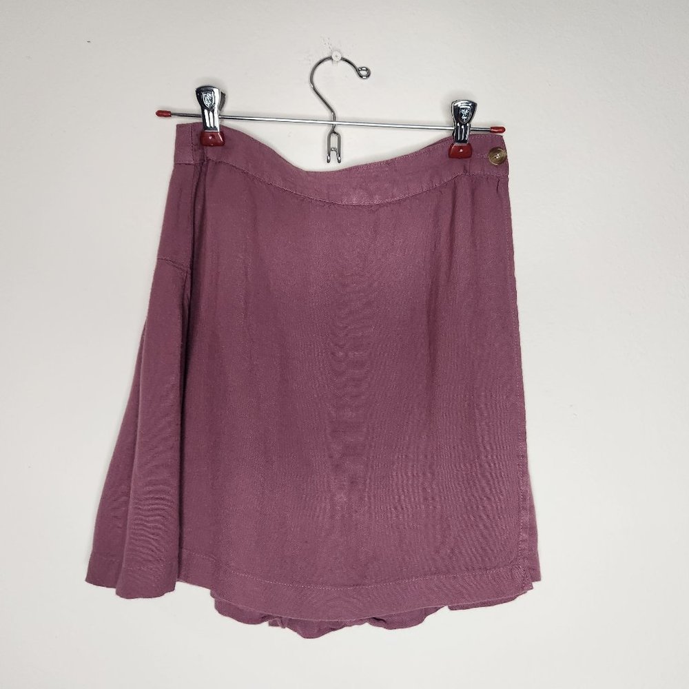 Sim & Sam Women's XS Blush Pink Mini Wrap Skirt